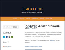Tablet Screenshot of blackcodebook.com